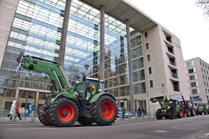 Traktoren-Demo am Freitagabend