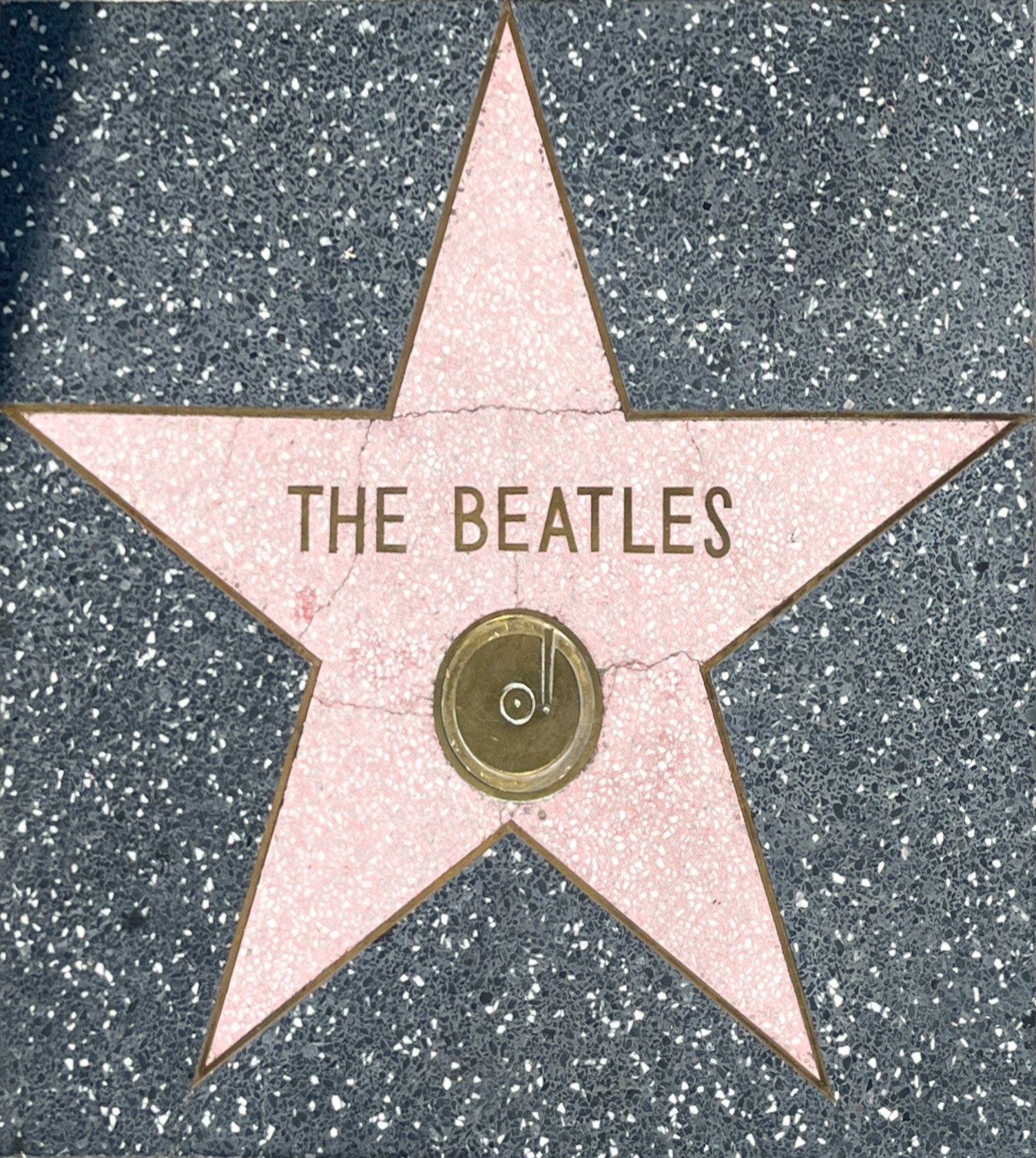 Ein Stern auf dem Hollywood Walk of Fame mit der Inschrift "The Beatles".
